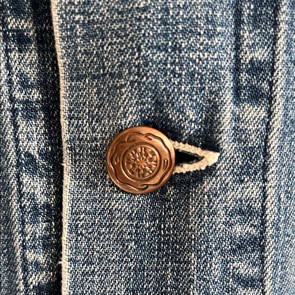Rare! Vintage 1970s Wrangler Denim Chore Jacket - Picture 6 of 17